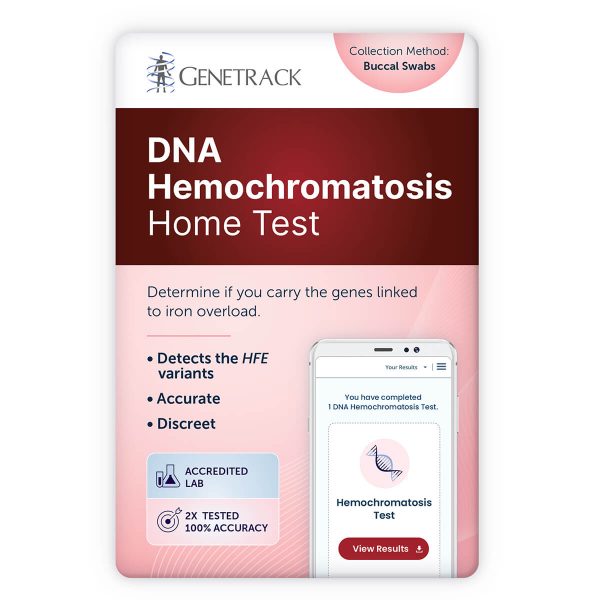 Genetrack Dna Hemochromatosis Test Package